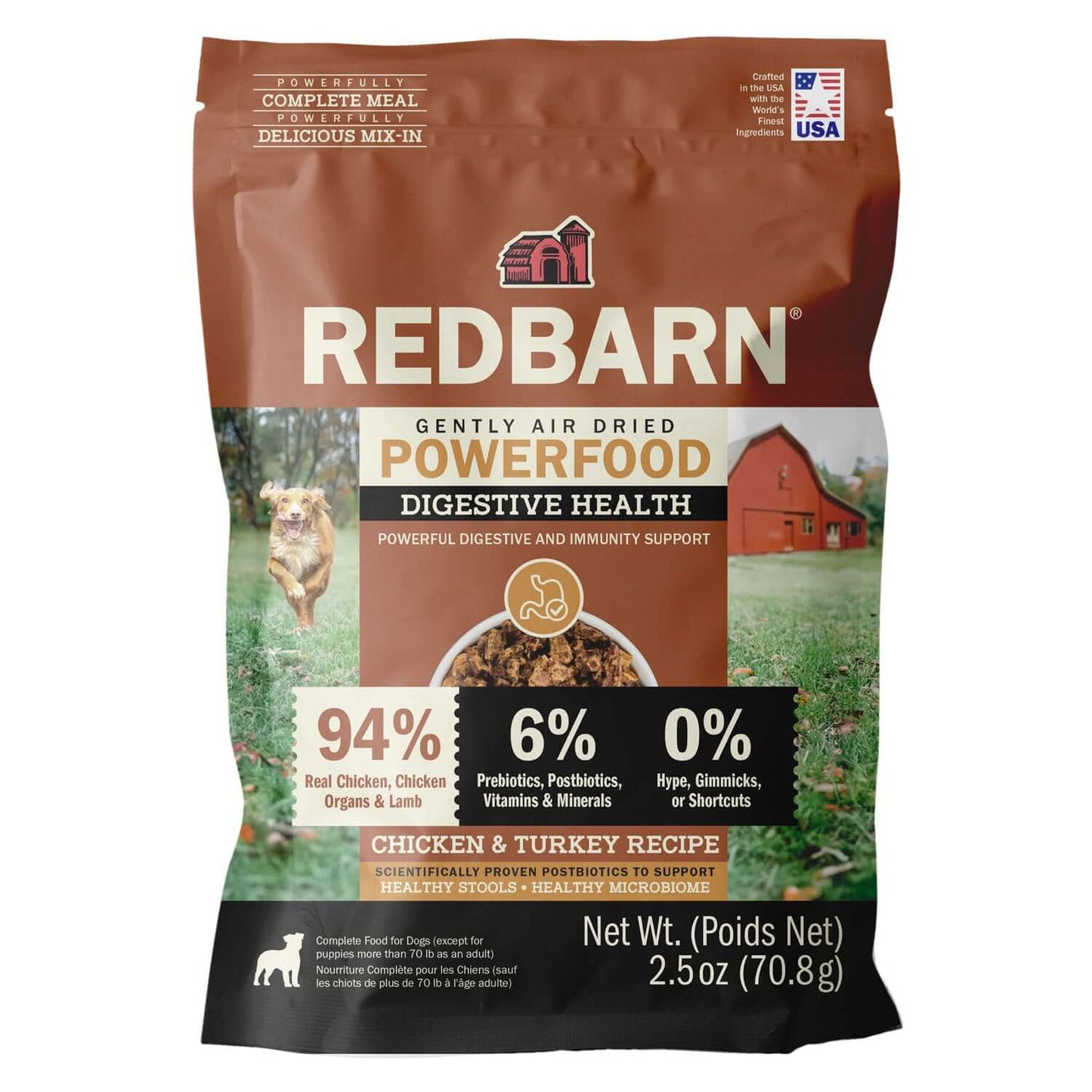 Cover Image of the Air Dried Powerfood Digestive Health Chicken & Turkey Recipe - 2.5oz bag