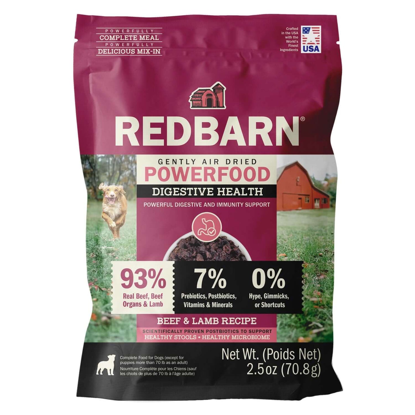 Cover Image of the Air Dried Powerfood Digestive Health Beef & Lamb Recipe - 2.5oz bag