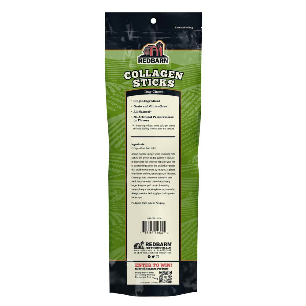 Collagen Stick - Large Pack Back Cover