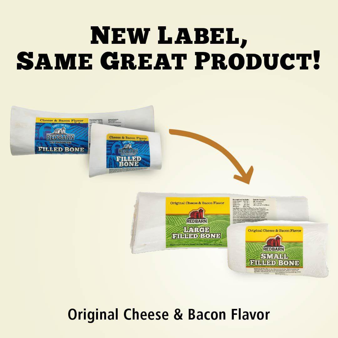 Filled Bone Cheese & Bacon Flavor