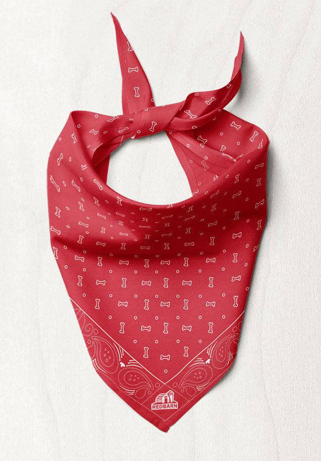 Red bandana dog sales food