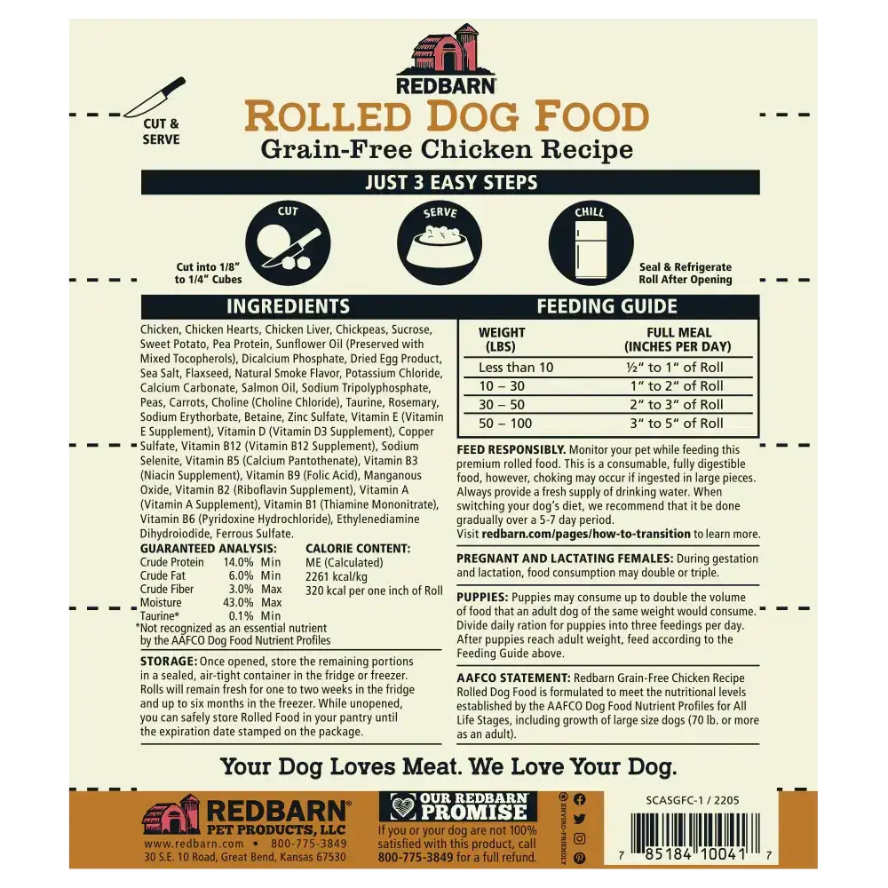 Grain-Free Rolled Food Variety Pack - (Beef and Chicken) - 3lb Each