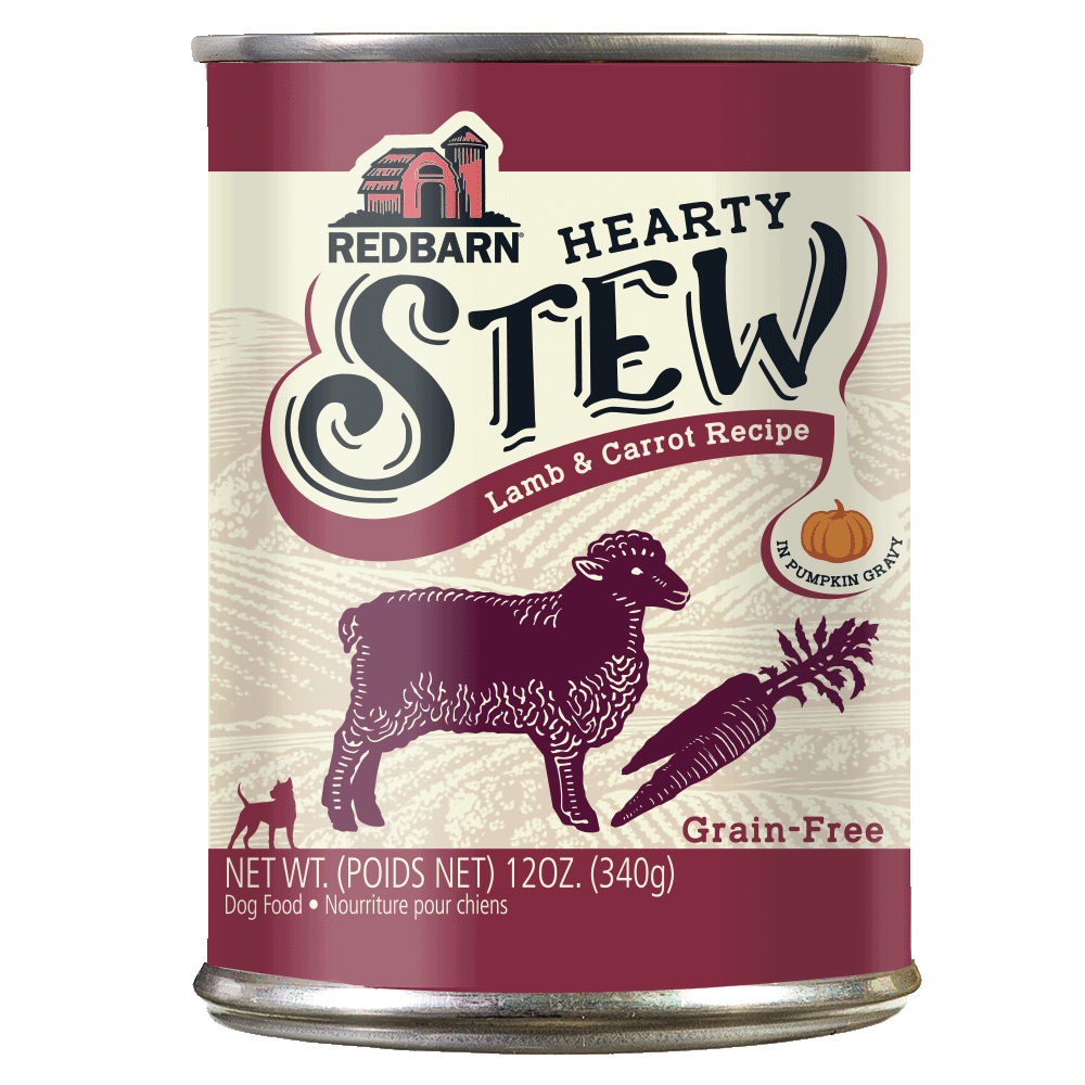 Redbarn Hearty Canned Stew Lamb & Carrot Recipe Wet Dog Food
