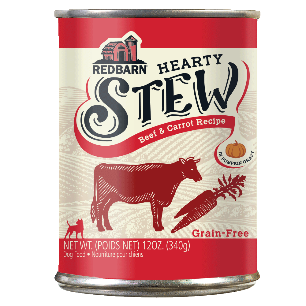 Redbarn Hearty Canned Stew Beef & Carrot Recipe Wet Dog Food