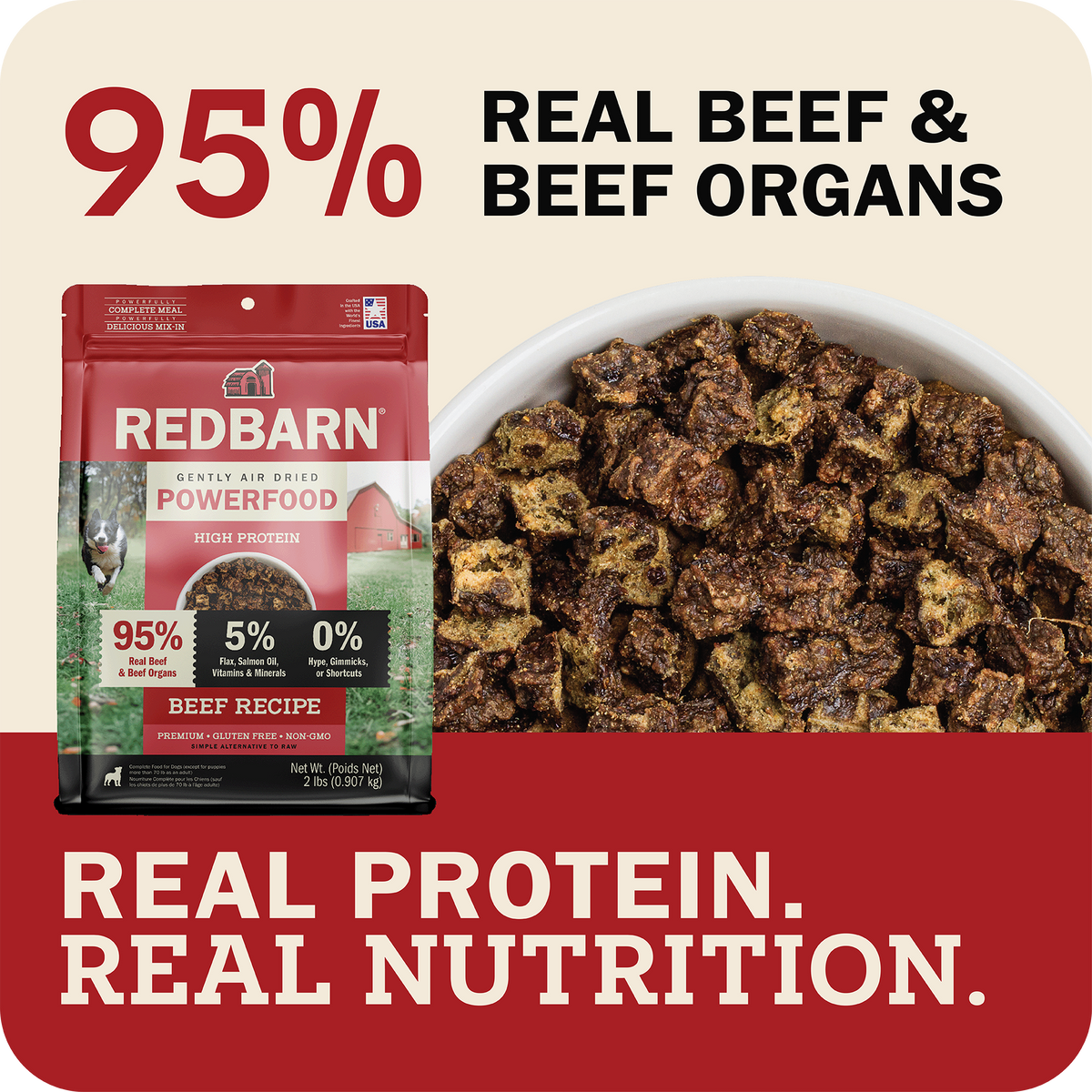 Air Dried Powerfood High Protein Beef Recipe