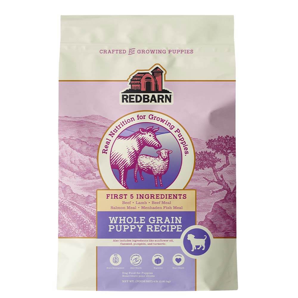 Redbarn First-Five Kibble Whole Grain Puppy Beef & Lamb Recipe Dry Dog Food