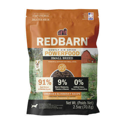 Air Dried Powerfood Small Breed Chicken & Blueberry Recipe - 2.5oz Pack