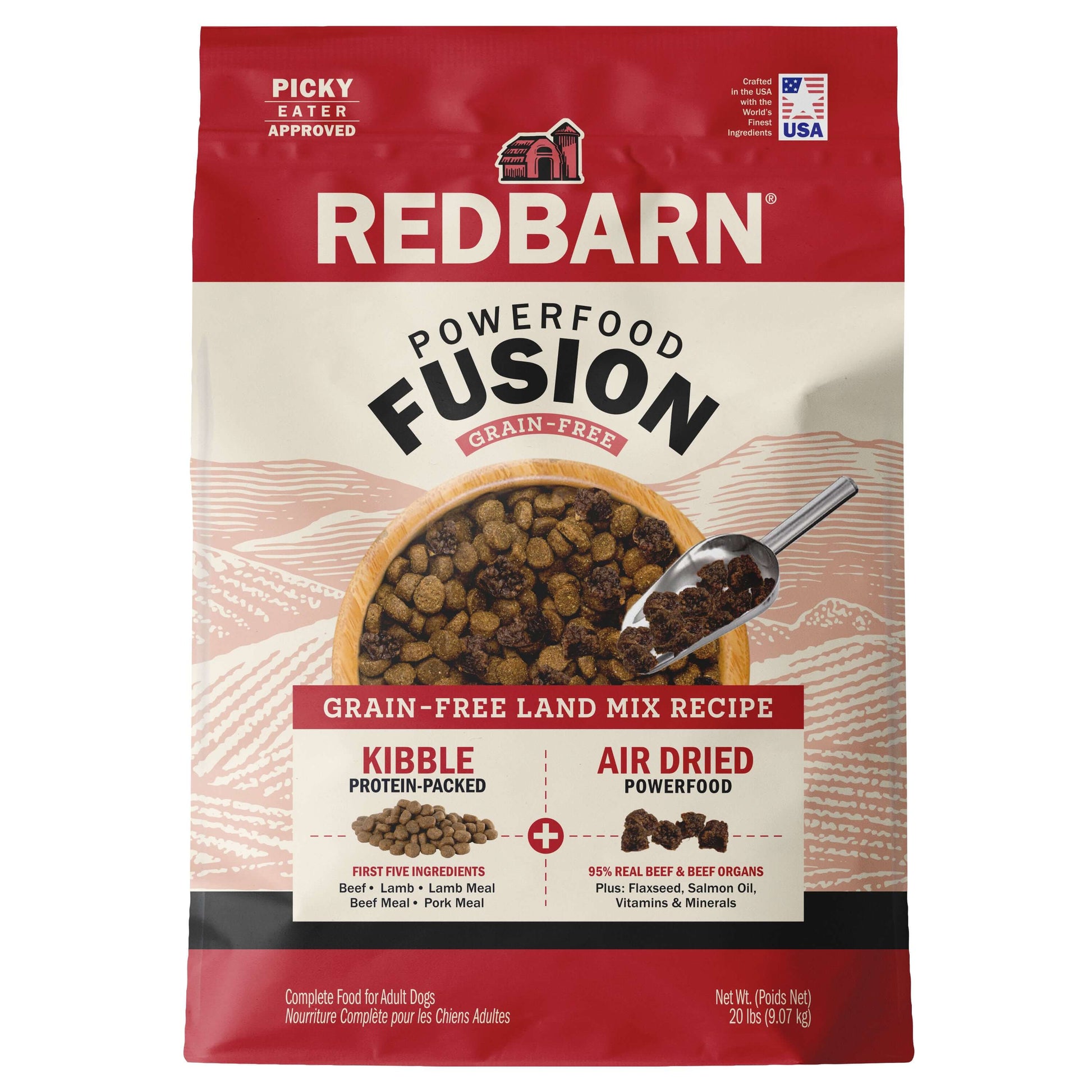 Cover Image of Powerfood Fusion Grain-Free Land Mix Recipe  - 20b Bag
