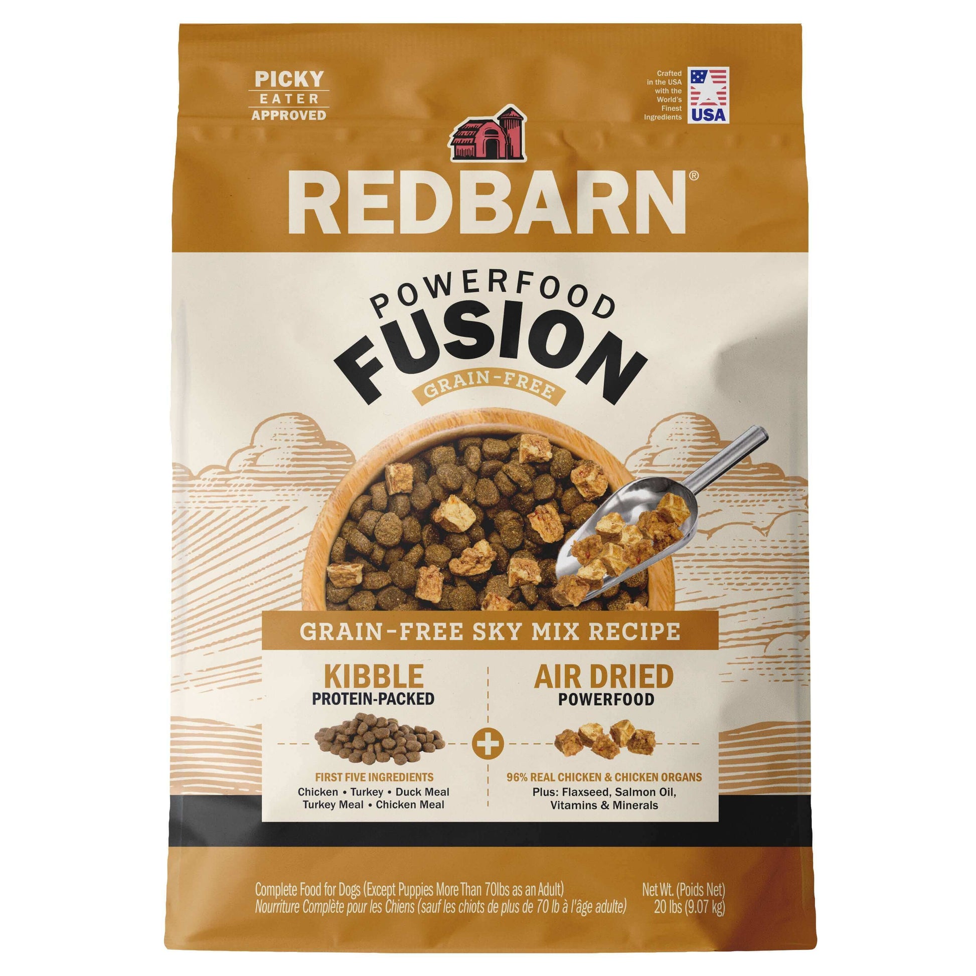 Cover Image of Powerfood Fusion Grain-Free Sky Mix Recipe - 20lb Bag