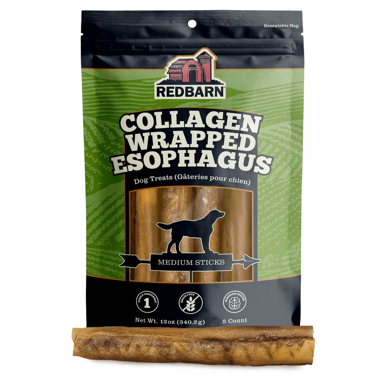 Collagen Wrapped Esophagus Stick