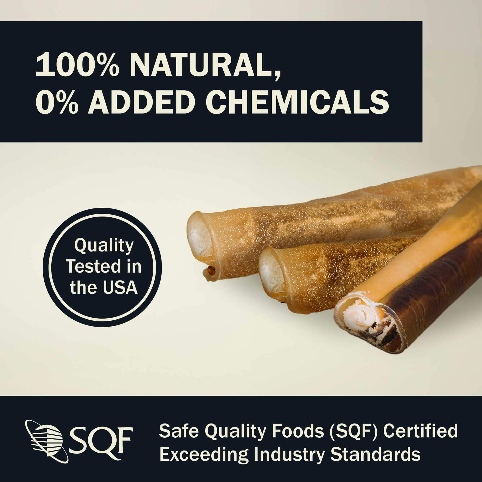 100% Natural with 0% Added Chemicals