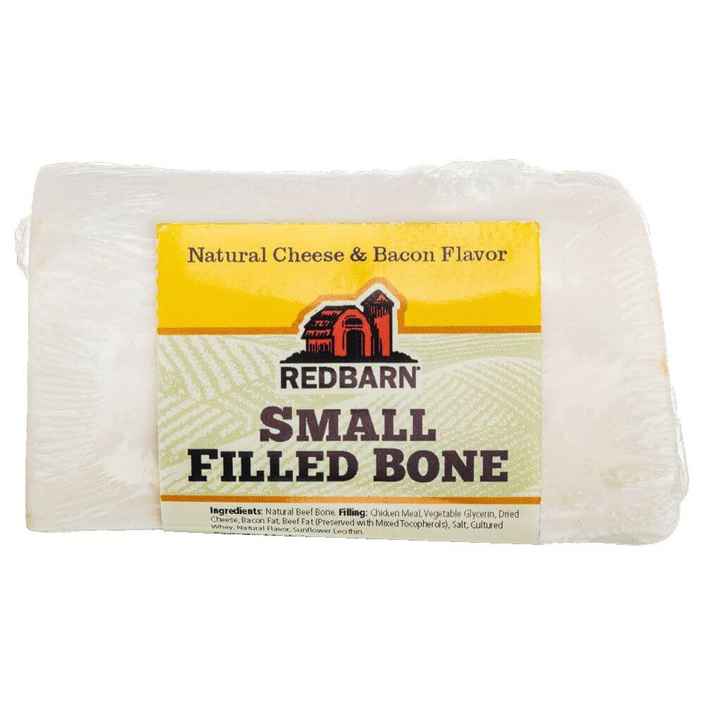 Redbarn Filled Bone Natural Cheese & Bacon Flavor Treat