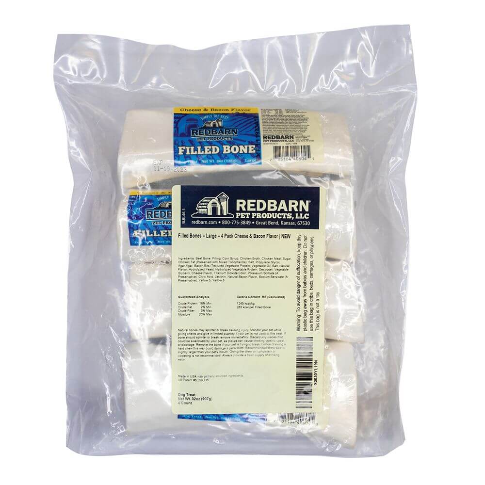 Filled Bone Cheese & Bacon Flavor
