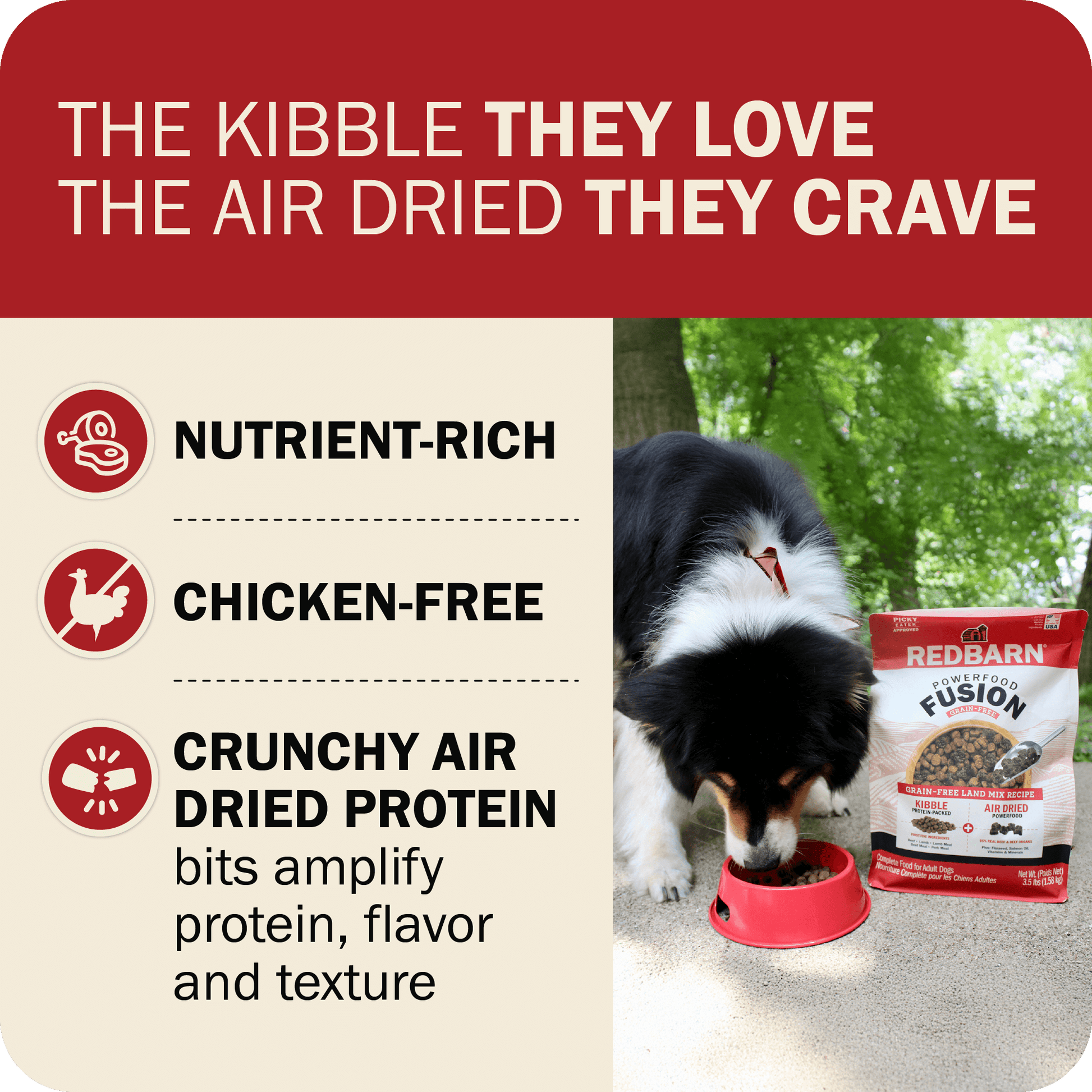 The Kibble They Love, The Air Dried They Crave