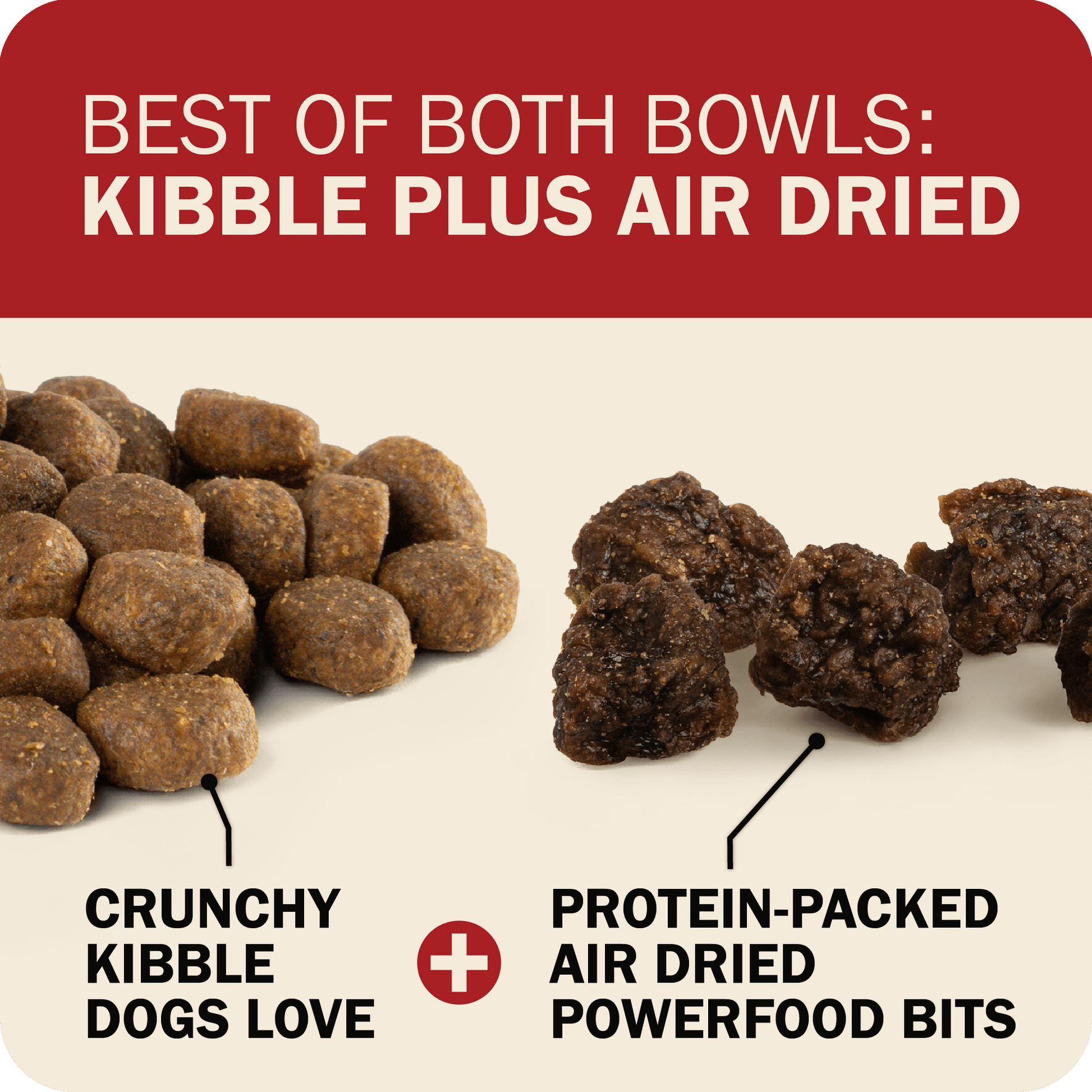 Best Of Both Bowls: Kibble Plus Air Dried