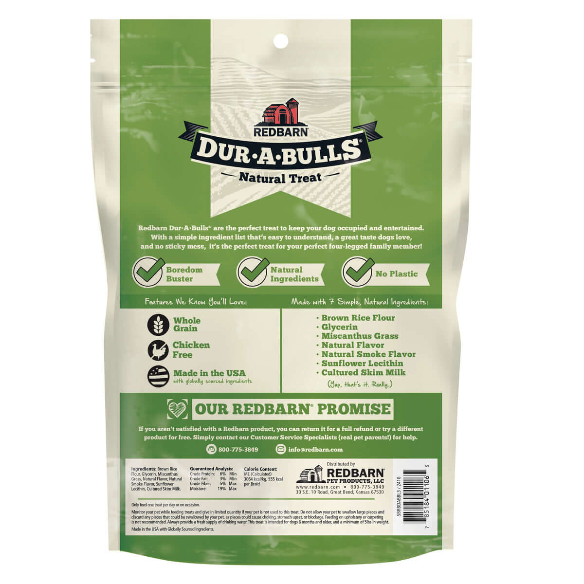 Ingredients, Guaranteed Analysis & Feeding Instructions