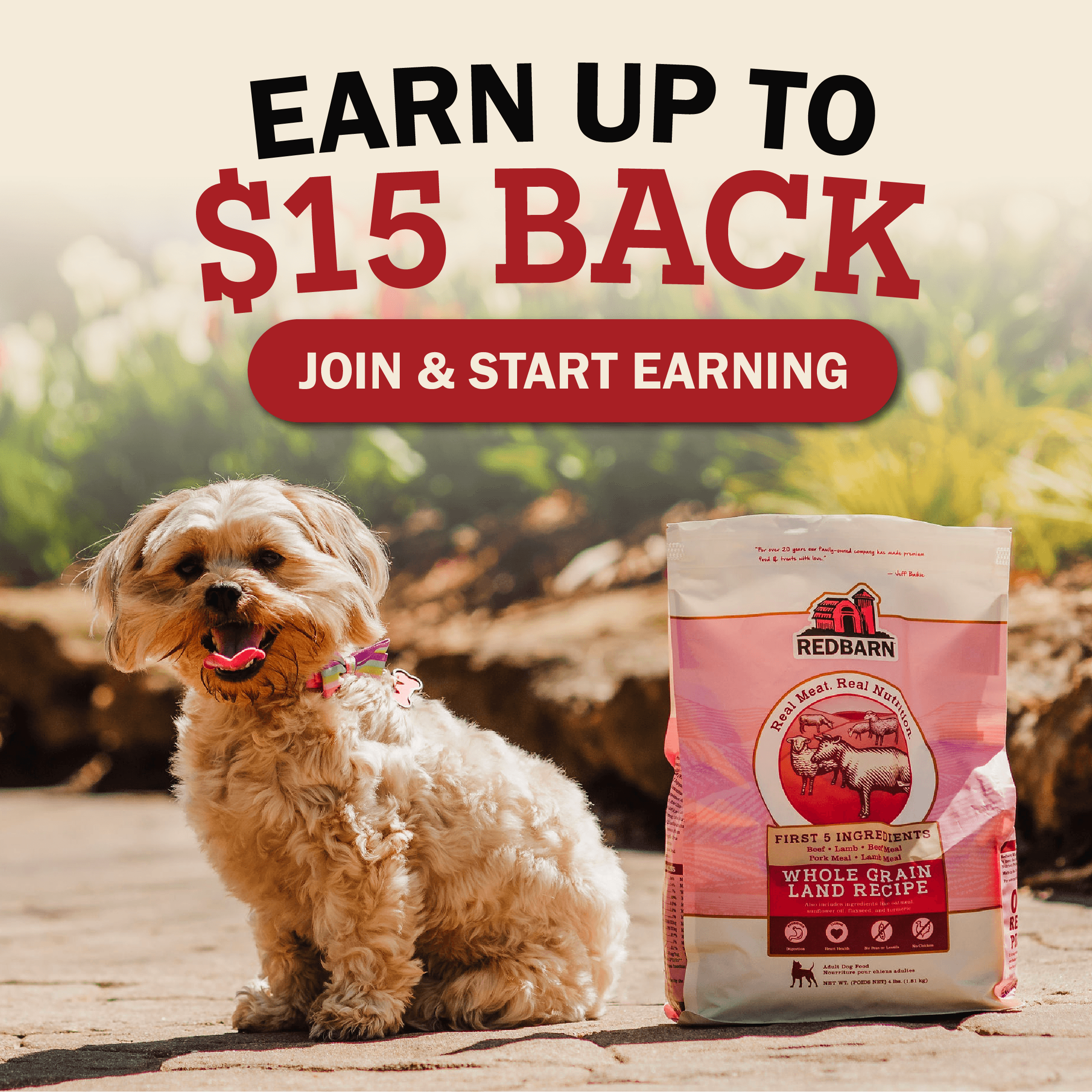 Redbarn Loyalty Program. Earn Up tp $15 Back!