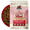 Best Beef Dog Food. Redbarn Whole Grain Land dog food package featuring Beef, Lamb, Beef Meal, Pork Meal, Lamb Meal.