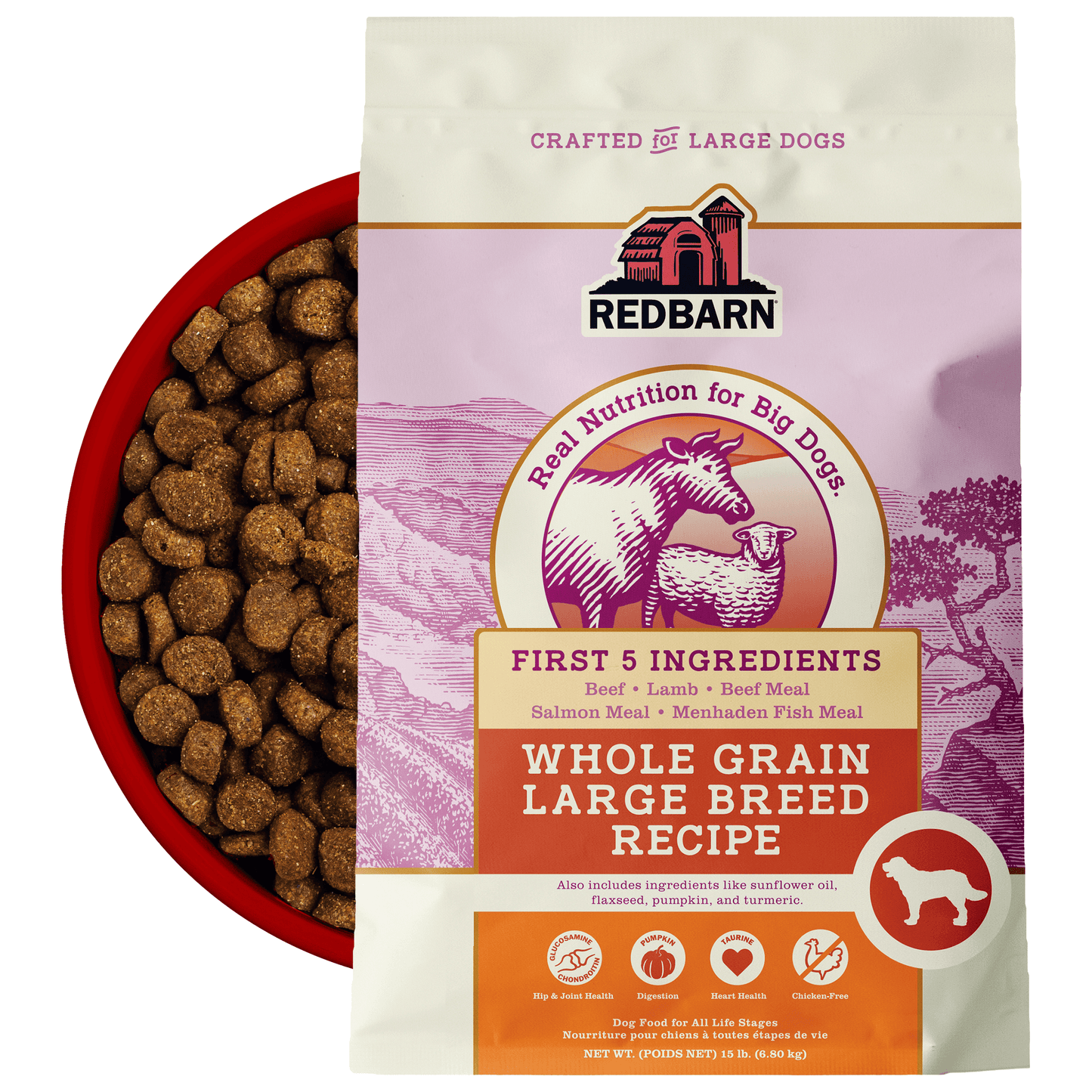 First-Five Kibble Whole Grain Large Breed Recipe