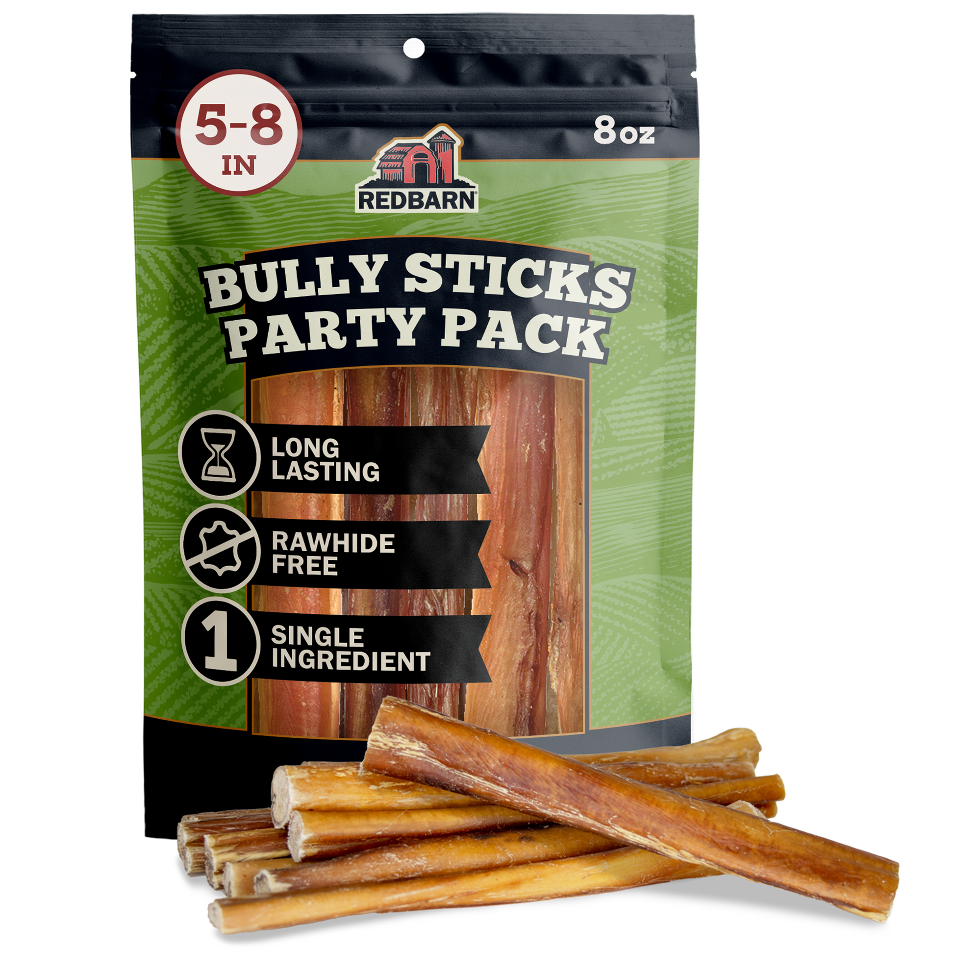 Best Bully Sticks. Redbarn 5-8 Inch Bully Sticks Party Pack