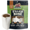 Redbarn packaging with filled bones and text that states boredom buster, long lasting, made in the USA
