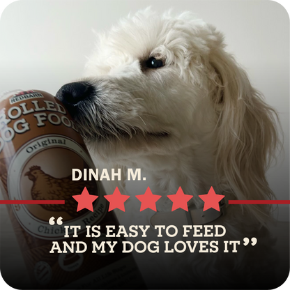 Semi-Moist Rolled Food Chicken Recipe