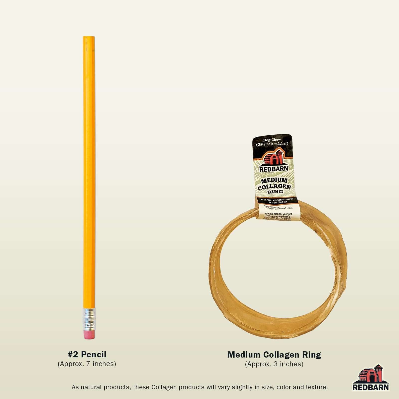 Redbarn Collagen Ring size comparison