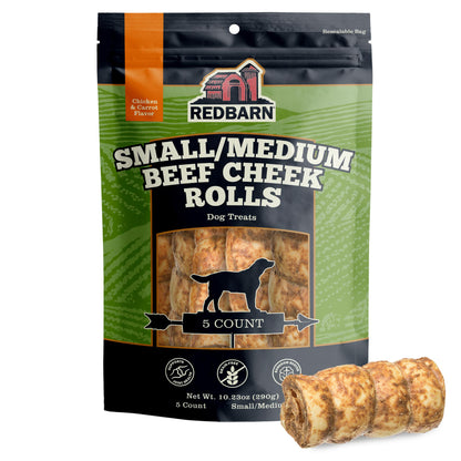 Glazed Beef Cheek Rolls - Chicken and Carrot Flavor