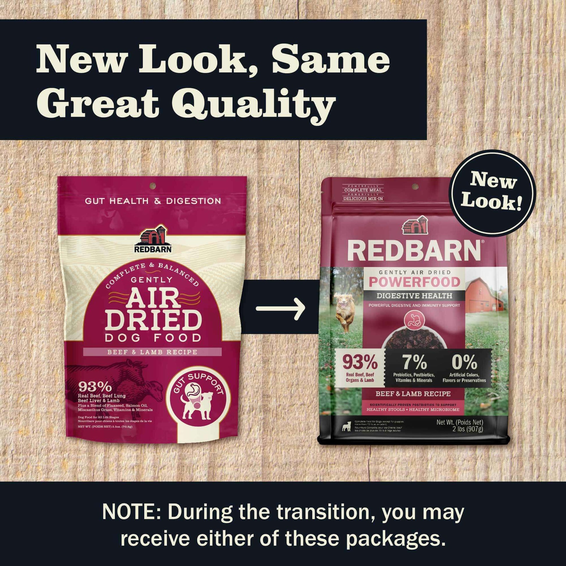 New Look, Same Great Quality
