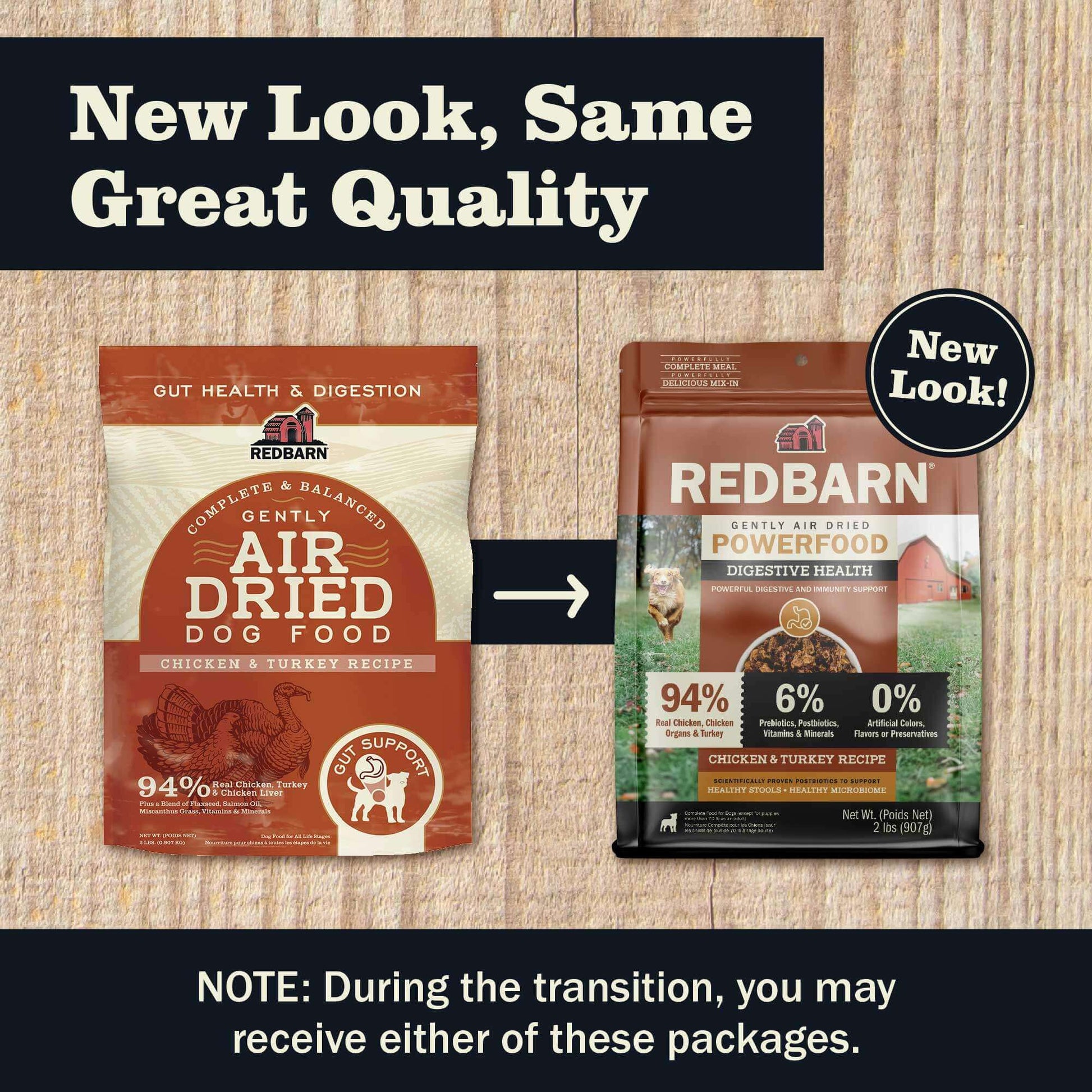 New Look, Same Great Quality
