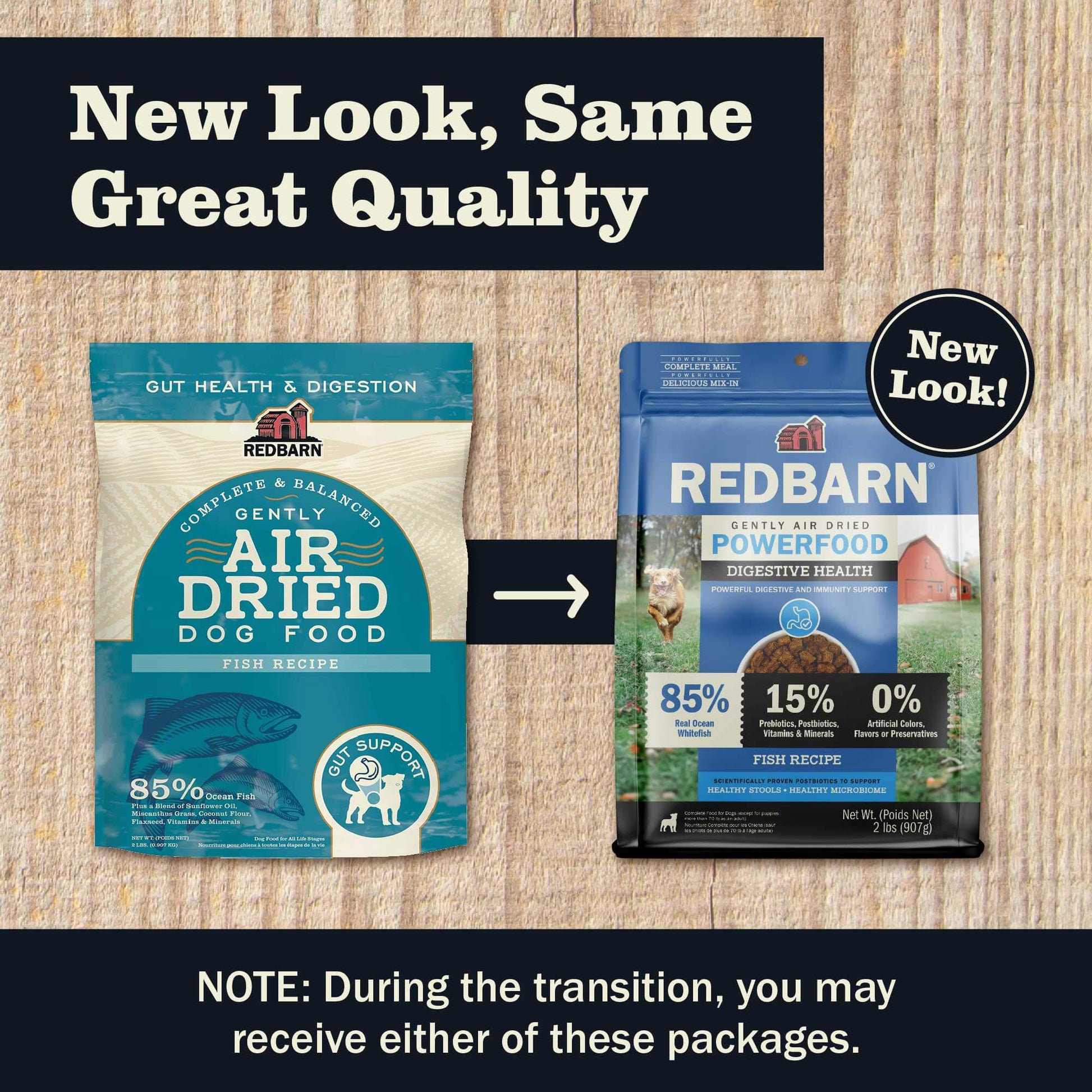 New Look, Same Great Quality