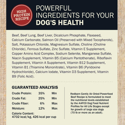 Air Dried Powerfood High Protein Beef Recipe