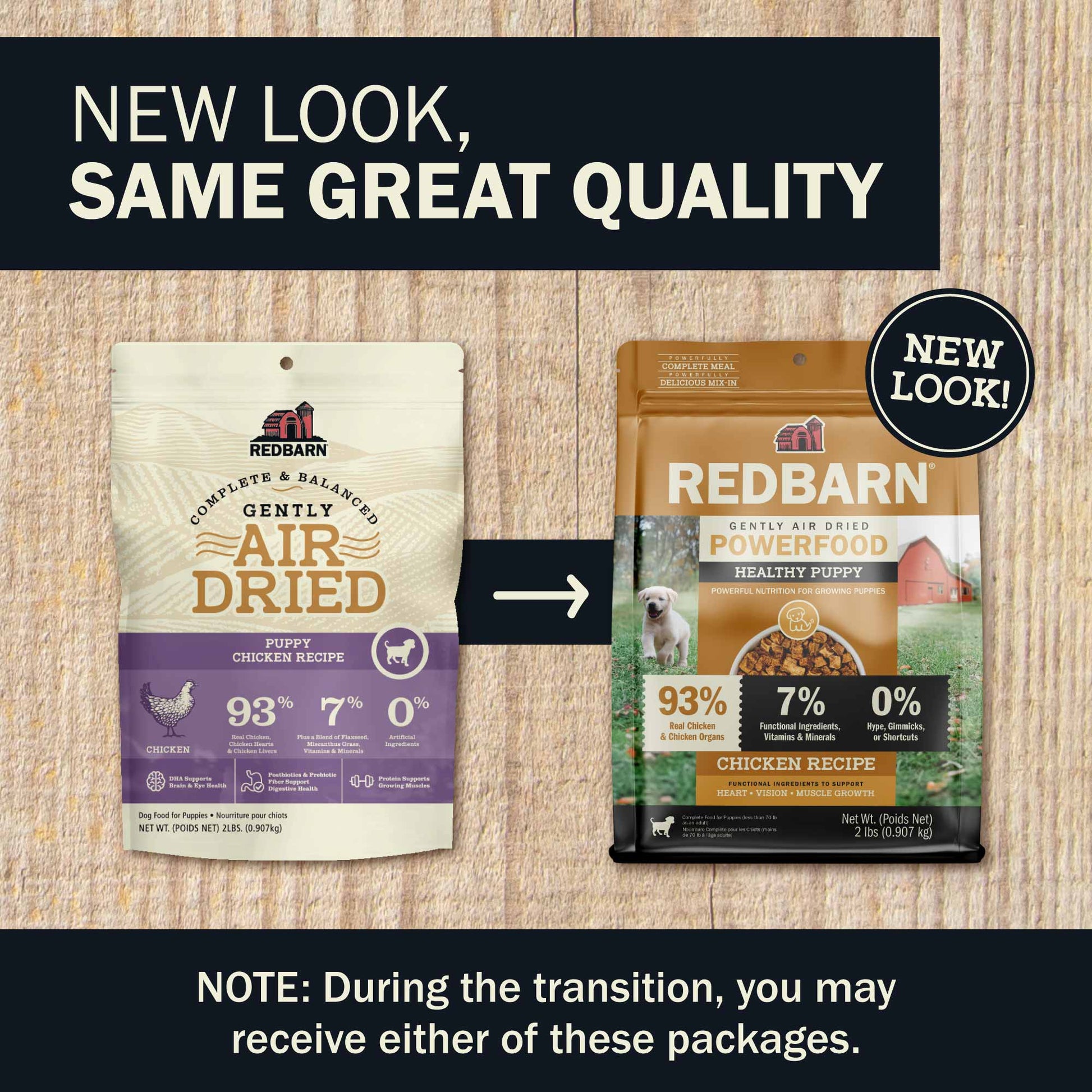 New Look, Same Great Quality