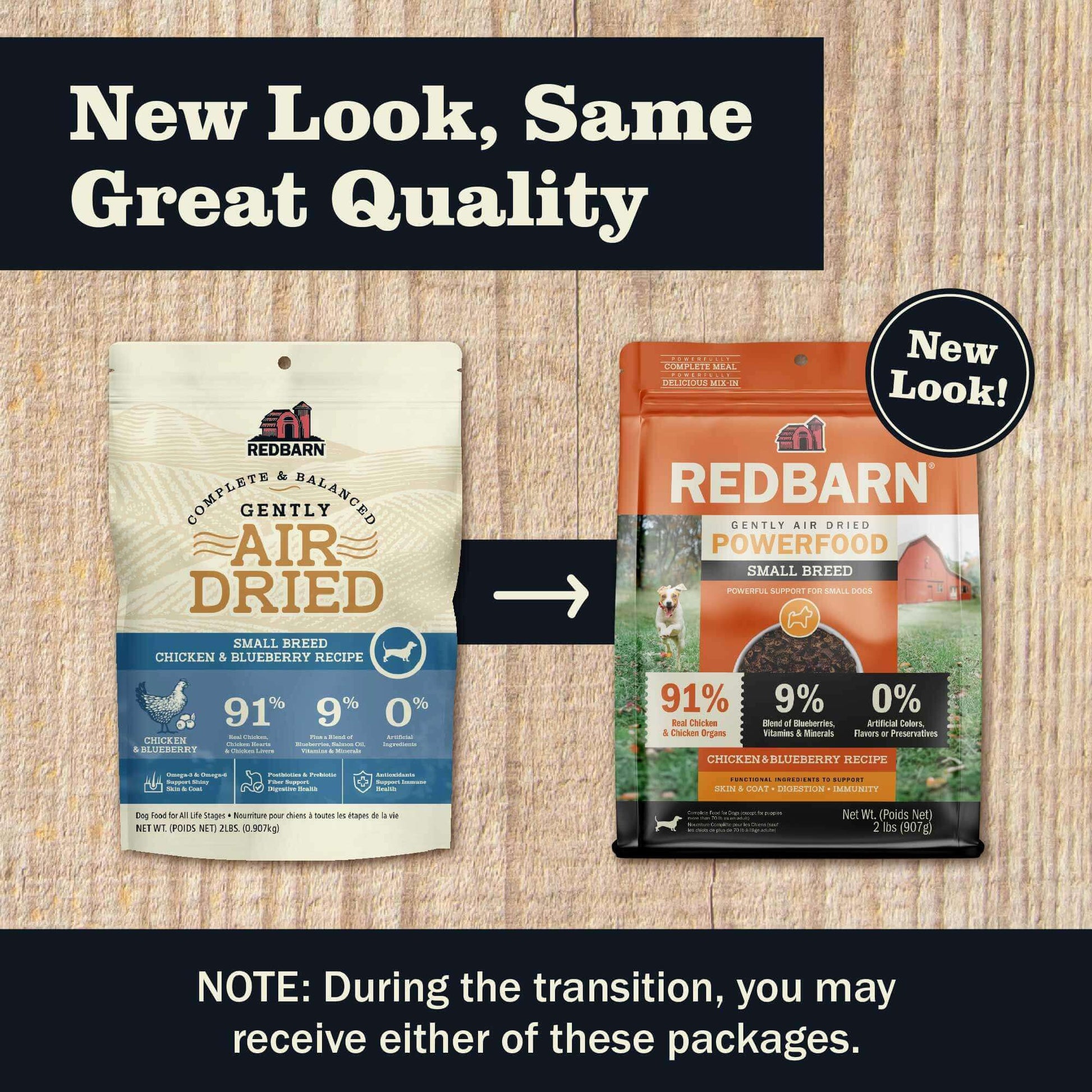 New Look, Same Great Quality