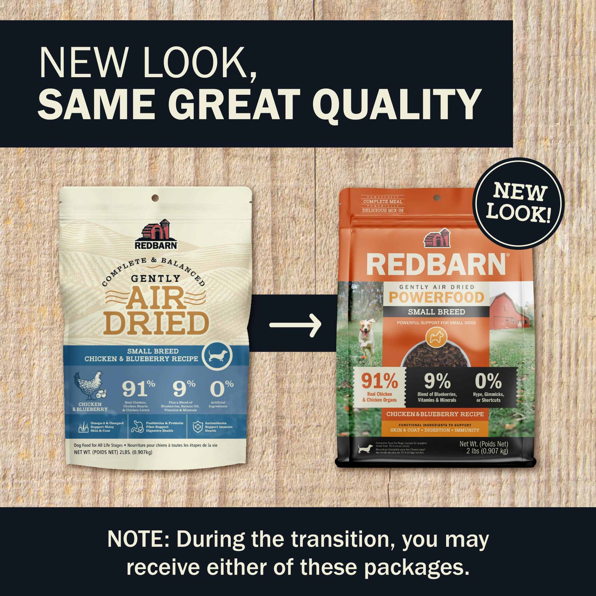 New Look, Same Great Quality