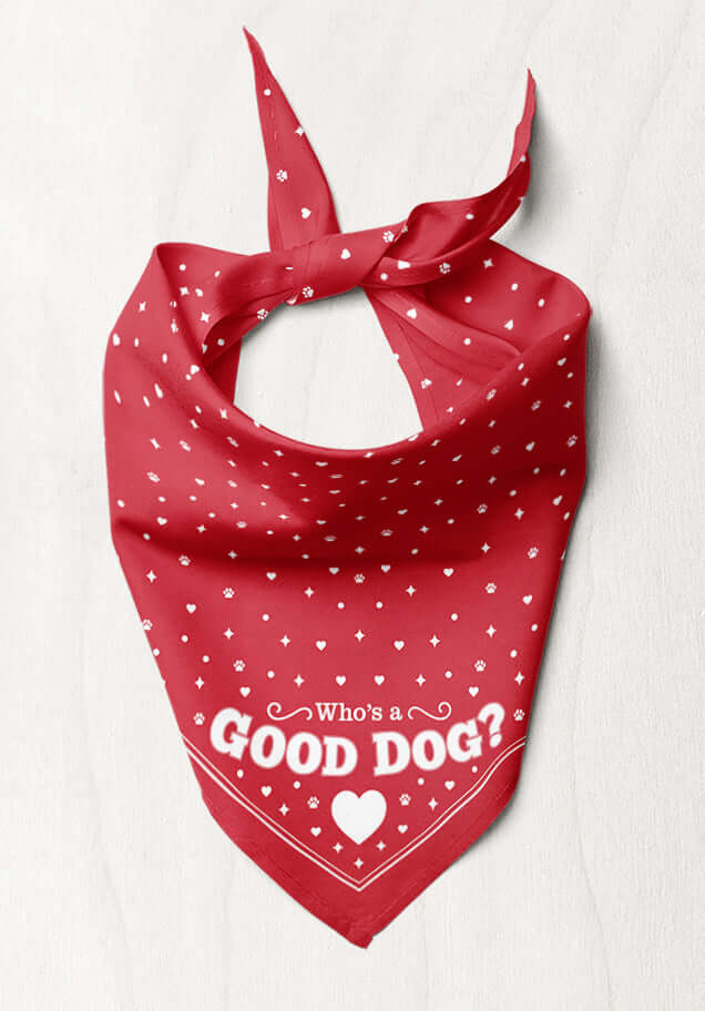 Redbarn Good Dog Reversable Bandana Side 1