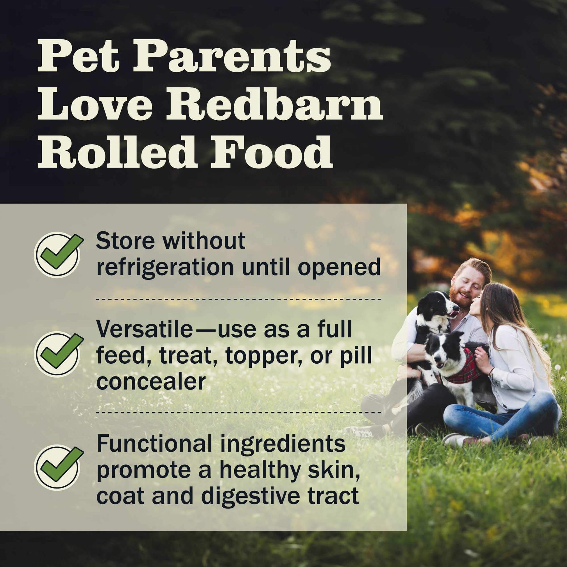 Why Pet Parents Love Redbarn Rolled Food