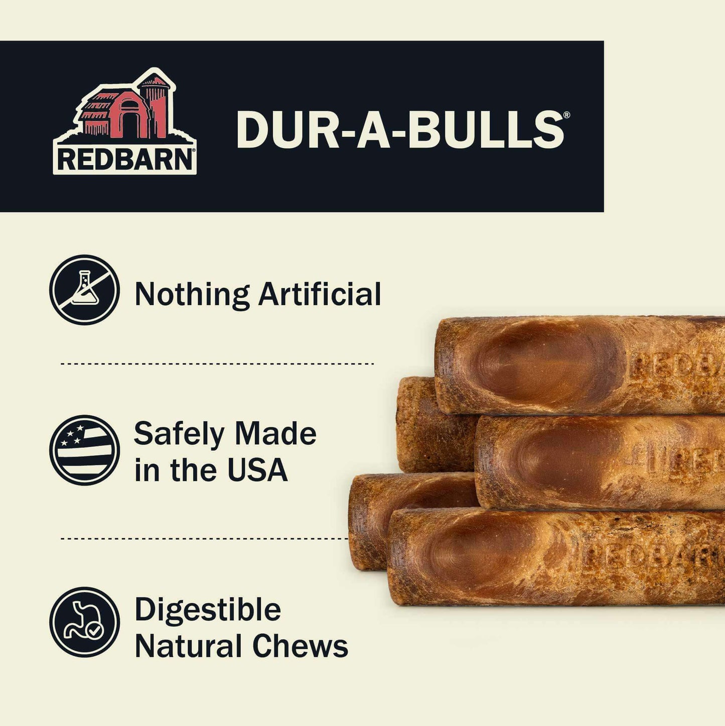 Features of the Redbarn Dur-A-Bulls