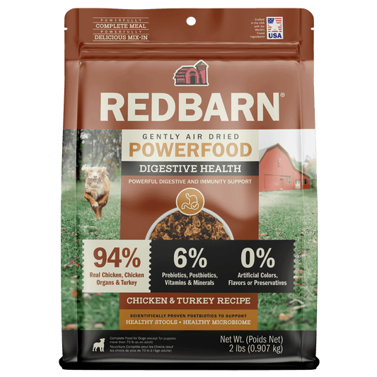 Cover Image of Redbarn Air Dried Powerfood Digestive Health Chicken & Turkey Recipe