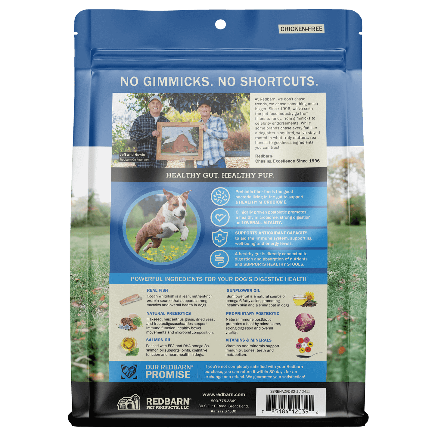 Ingredients, Guaranteed Analysis & Feeding Instructions