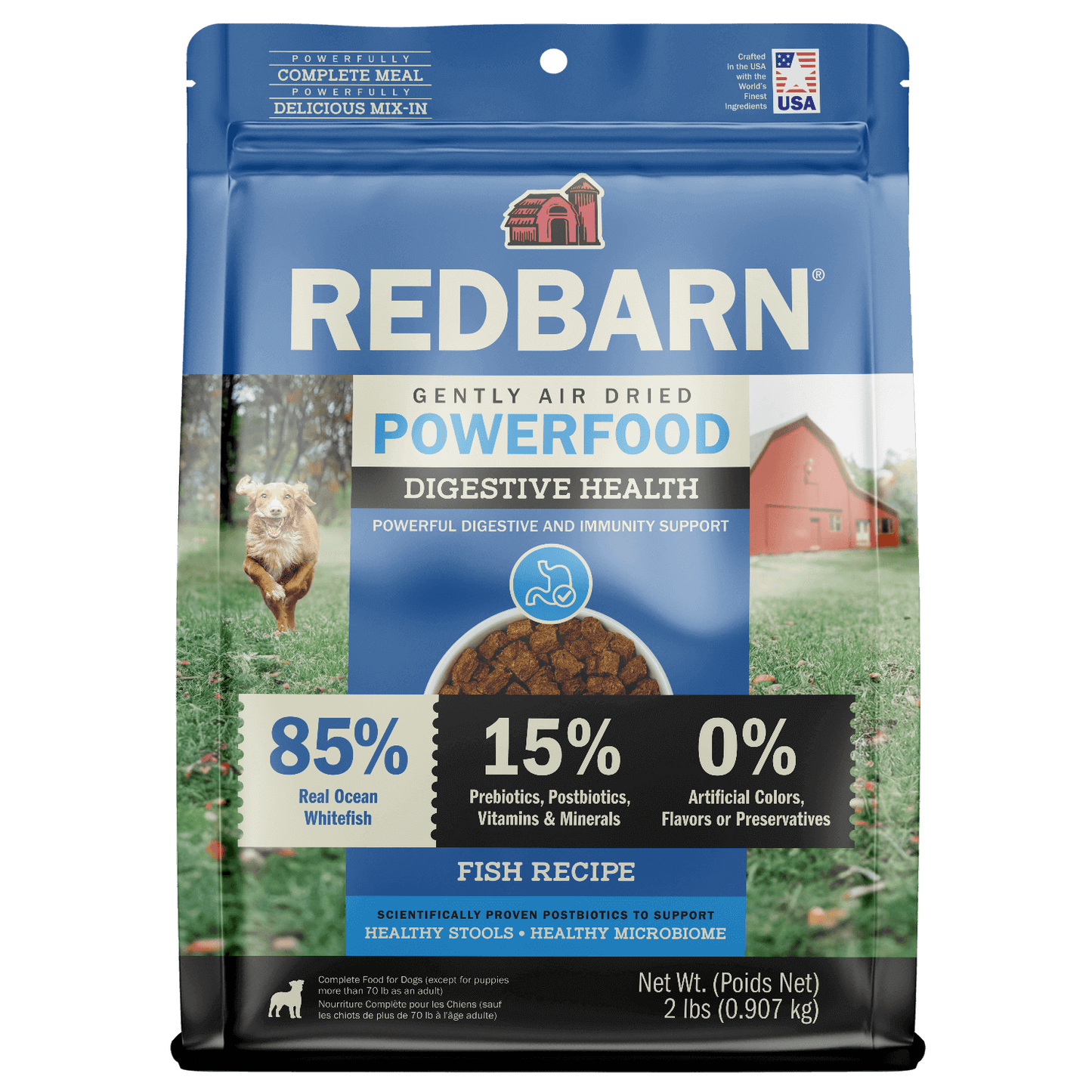 Cover Image of Redbarn Air Dried Powerfood Digestive Health Fish Recipe