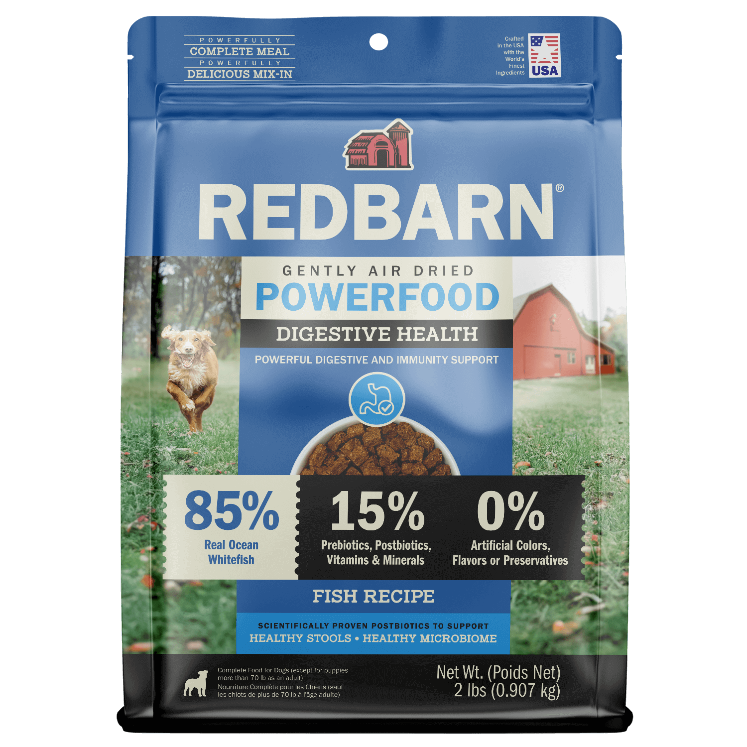 Cover Image of Redbarn Air Dried Powerfood Digestive Health Fish Recipe