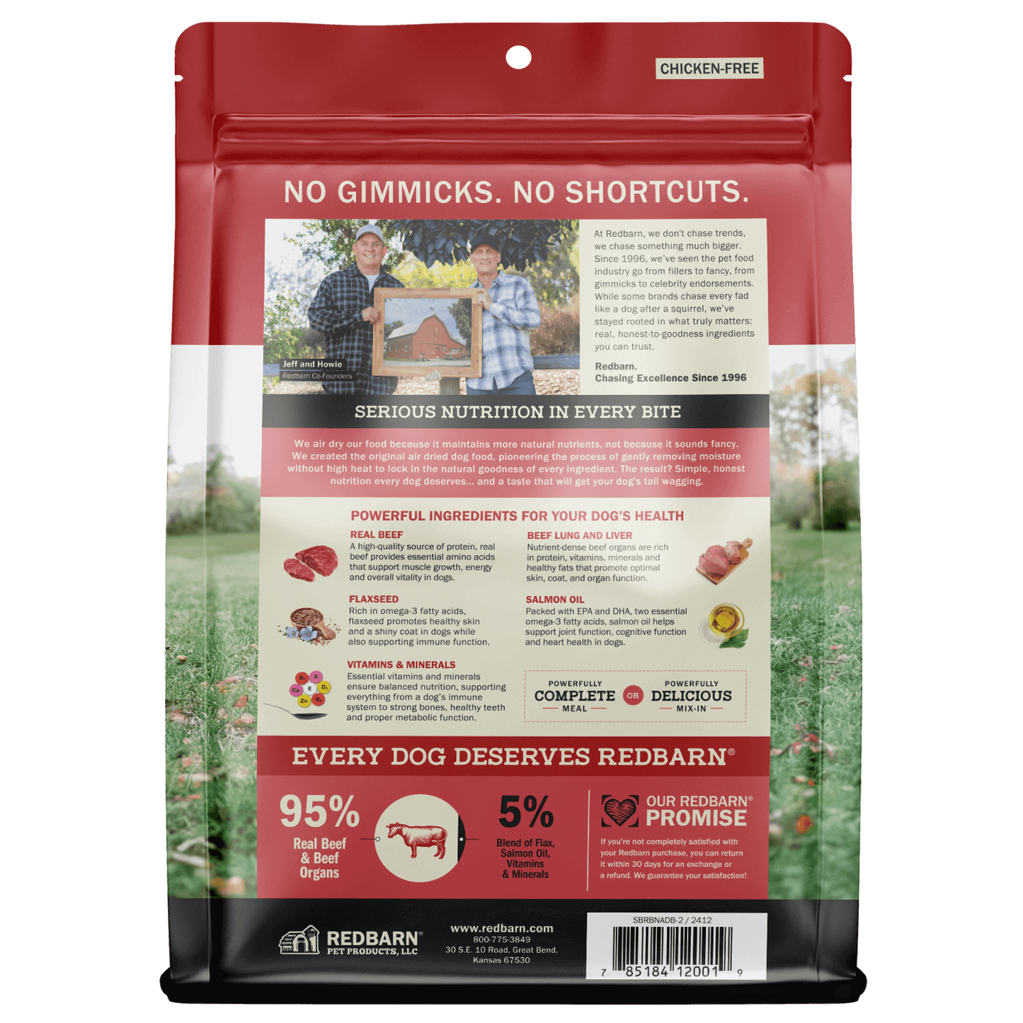Ingredients, Guaranteed Analysis & Feeding Instructions