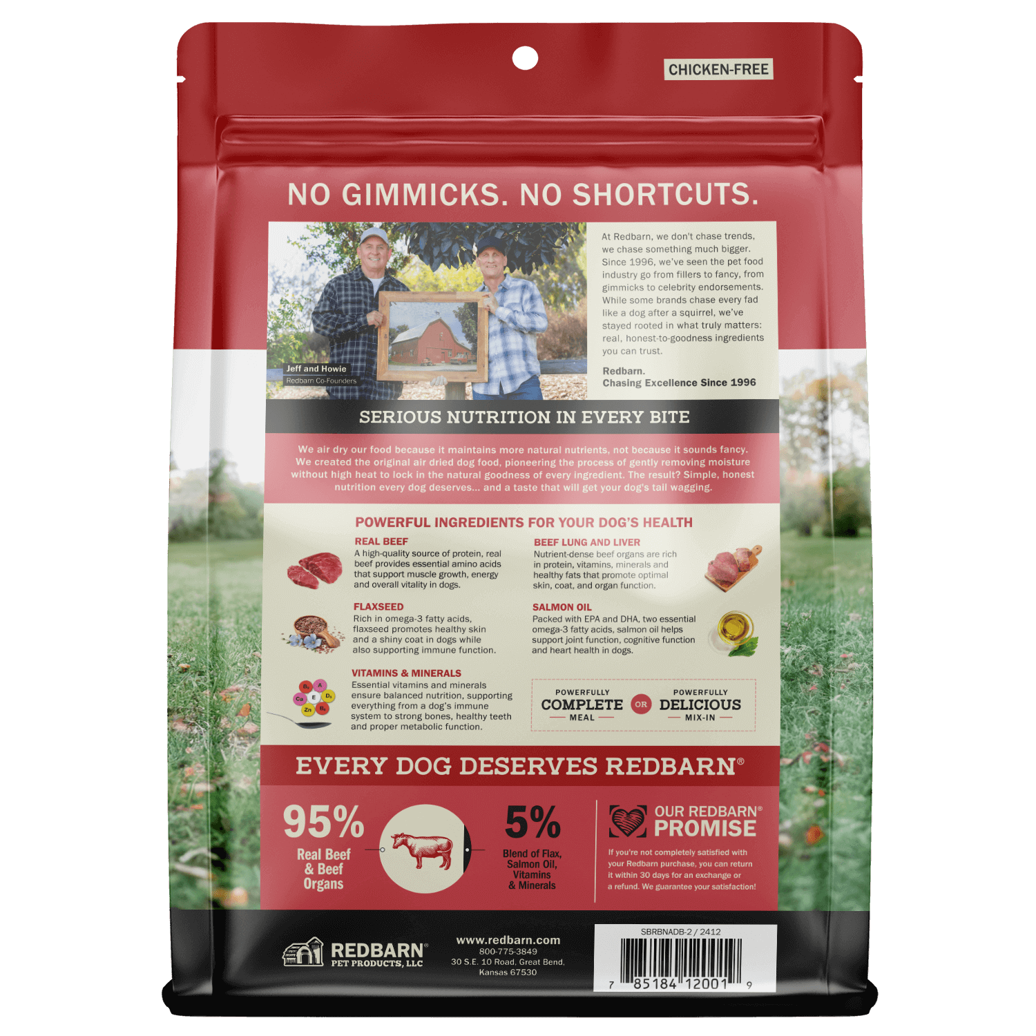 Ingredients, Guaranteed Analysis & Feeding Instructions