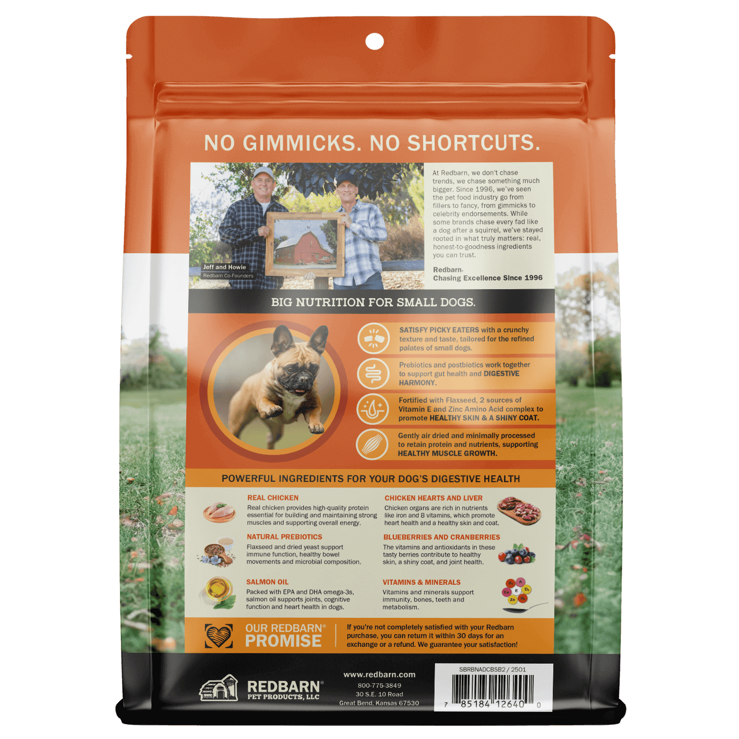 Ingredients, Guaranteed Analysis & Feeding Instructions