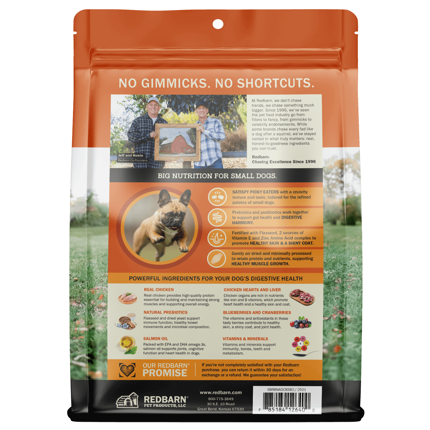 Ingredients, Guaranteed Analysis & Feeding Instructions
