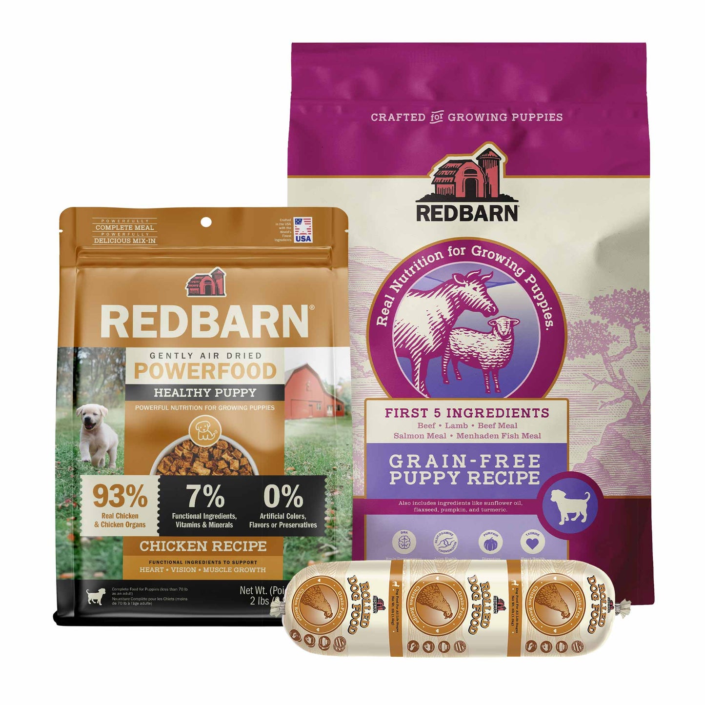 Cover Image of the Redbarn Puppy Food Value Pack - Grain Free