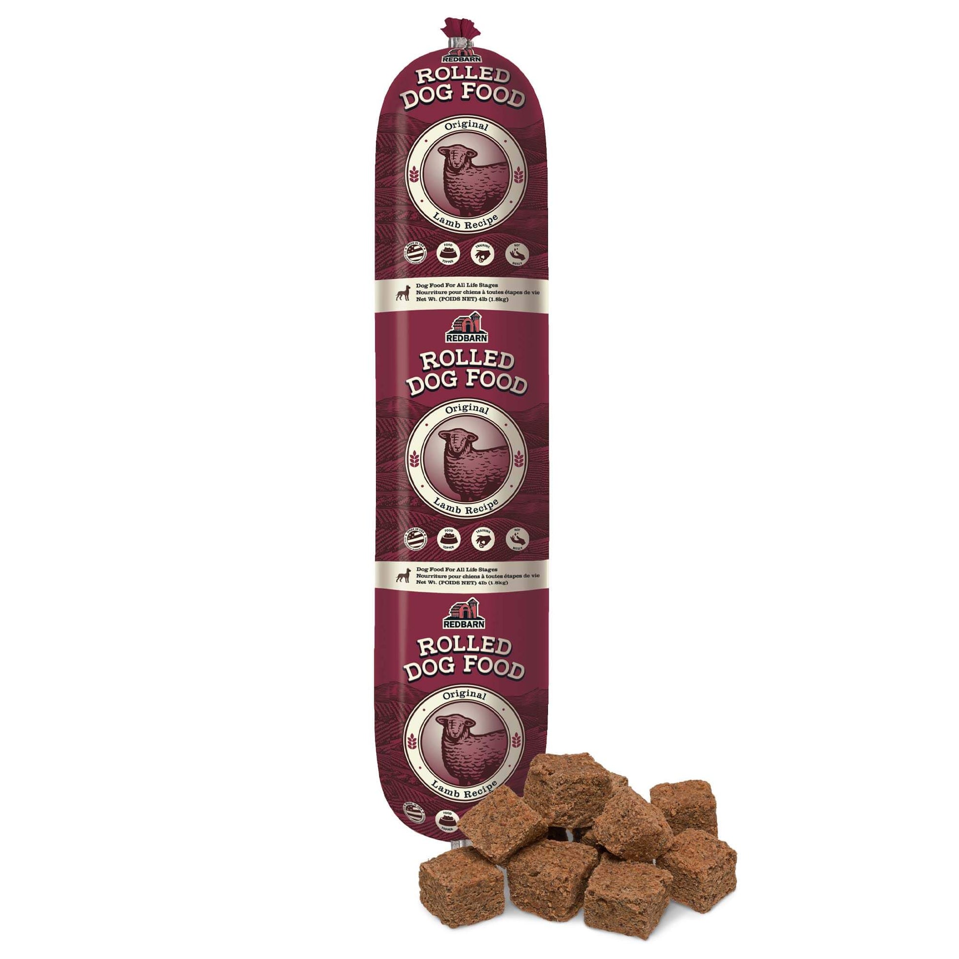 Redbarn Semi-Moist Lamb Recipe Rolled Dog Food
