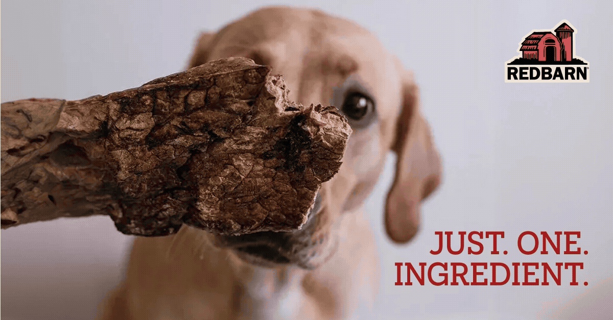 Best Single Ingredient Dog Treat. Best Natural Dog Treats. Redbarn Choppers, 0 corn, 0 soy, 0 fillers, 1 ingredient.