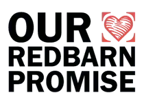 Our Redbarn Promise with a heart